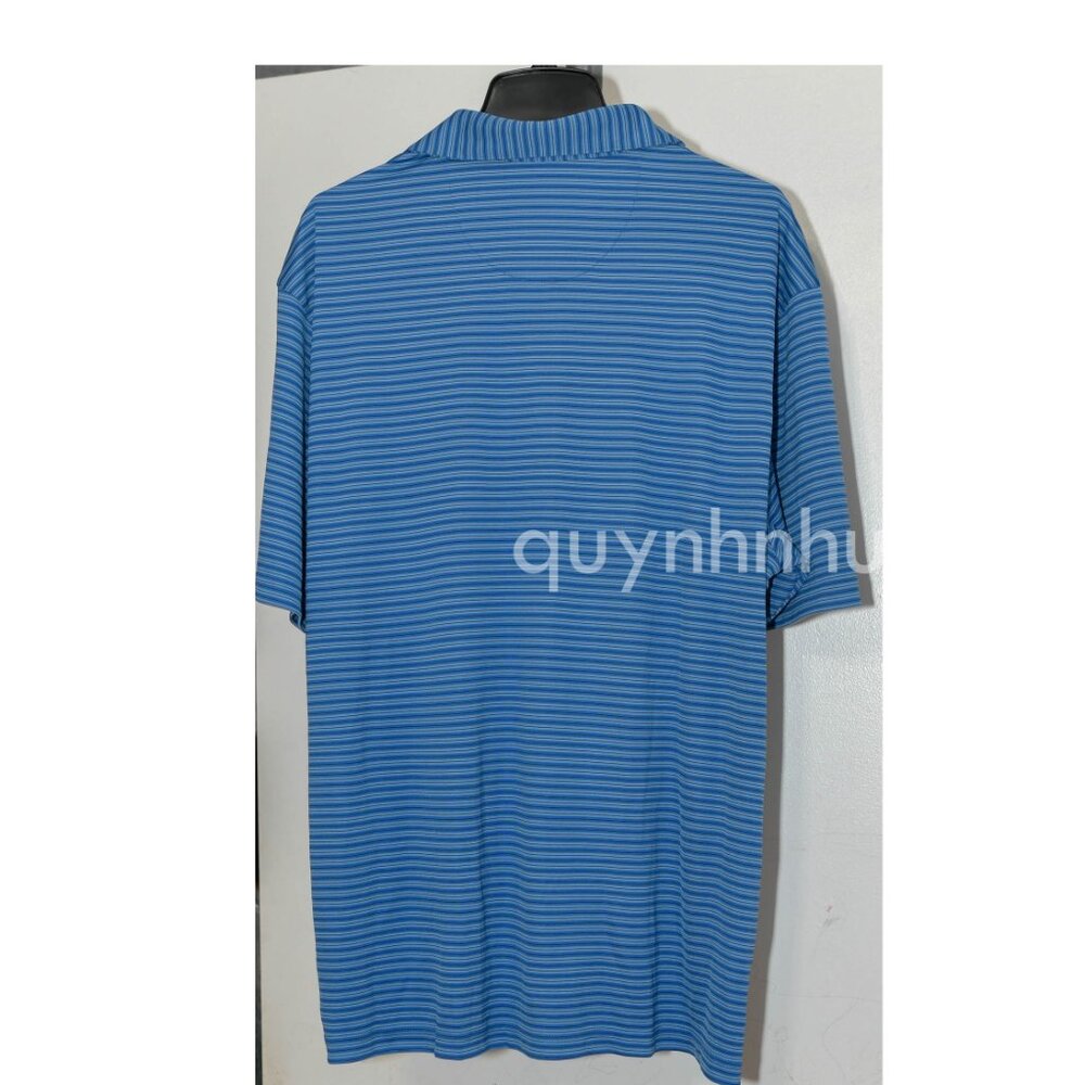 Greg Norman Men's ML75 Polo in blue  size XL - Picture 5 of 6